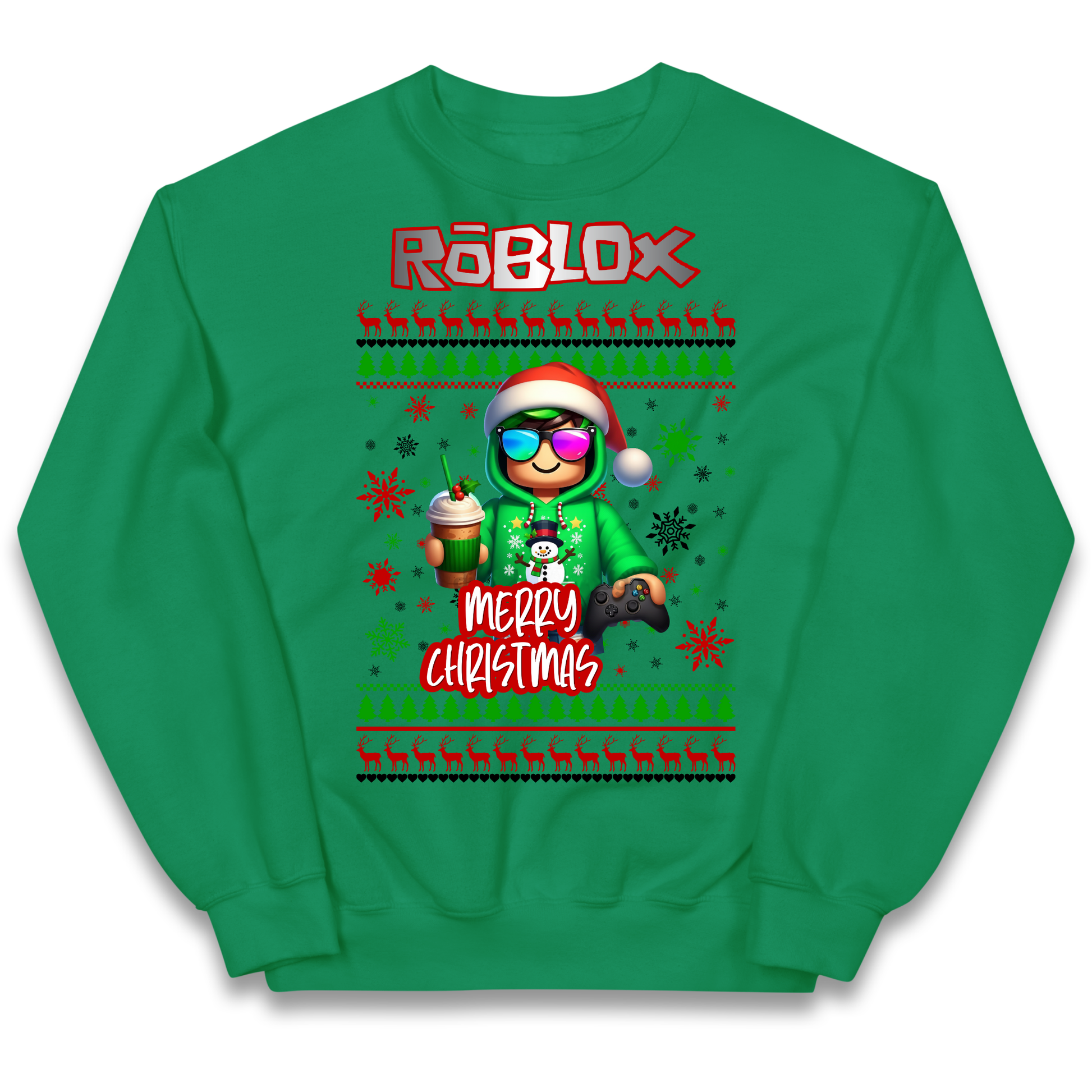 Roblox Merry Christmas Kids Jumper