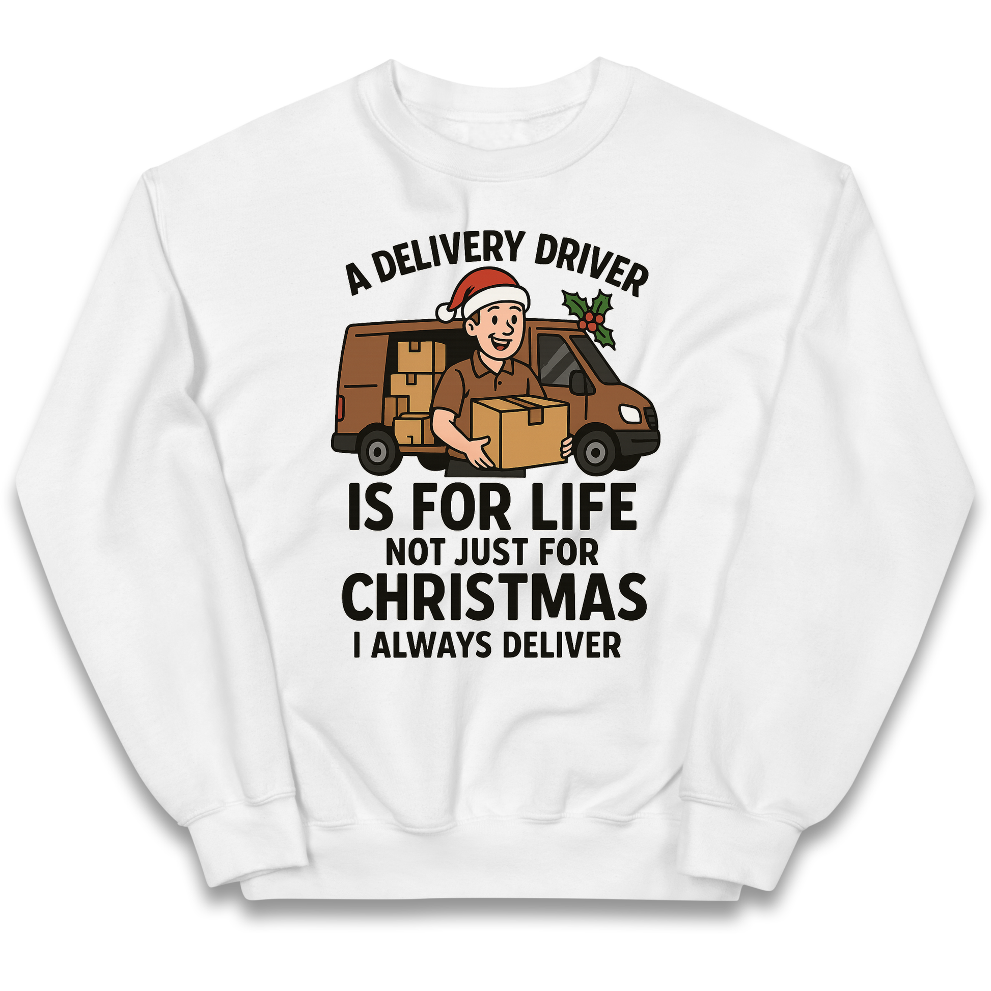 Delivery Driver Christmas Kids Jumper