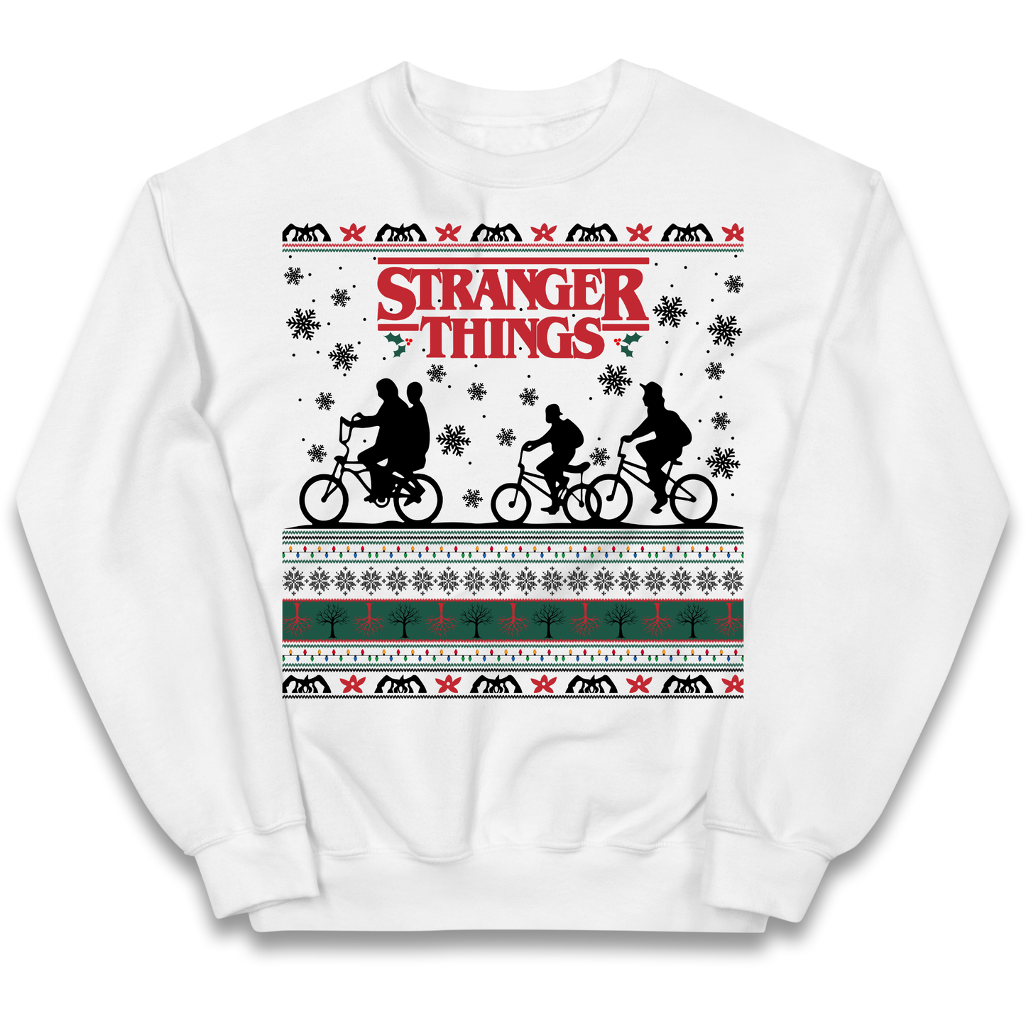 Stranger Things Christmas kids sweatshirt