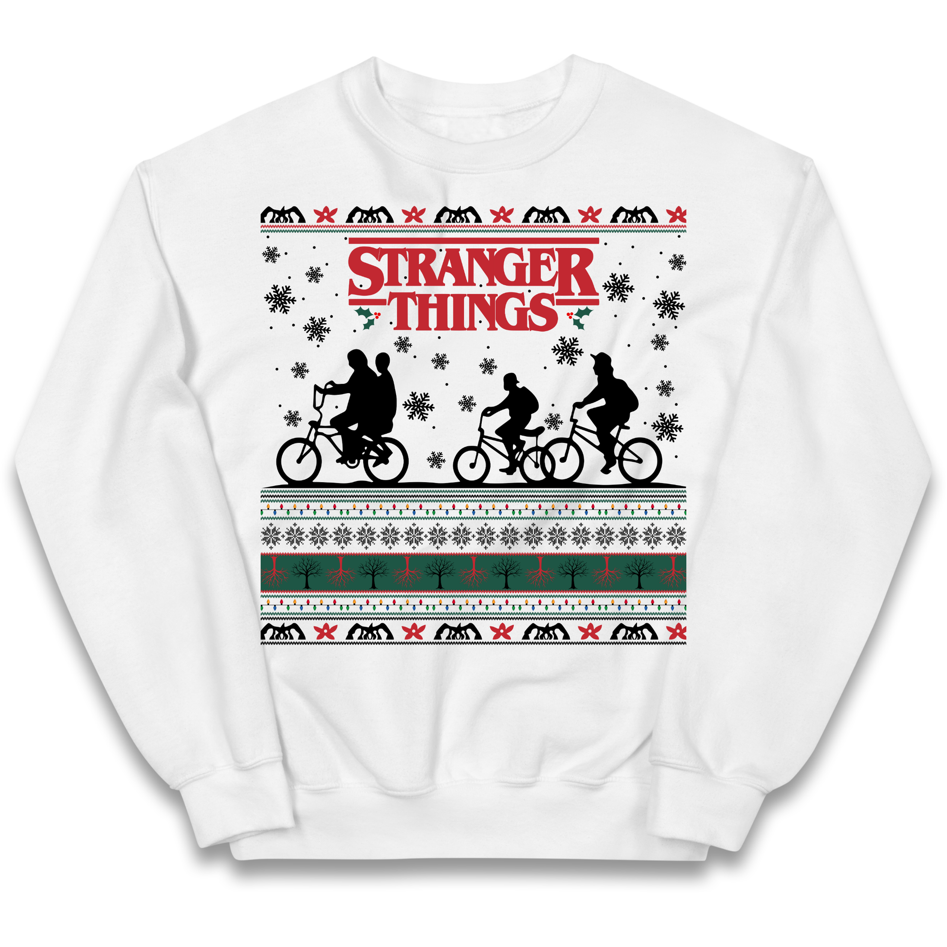 Stranger Things Christmas kids sweatshirt