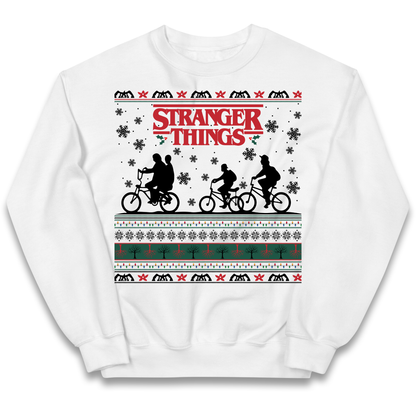 Stranger Things Christmas kids sweatshirt