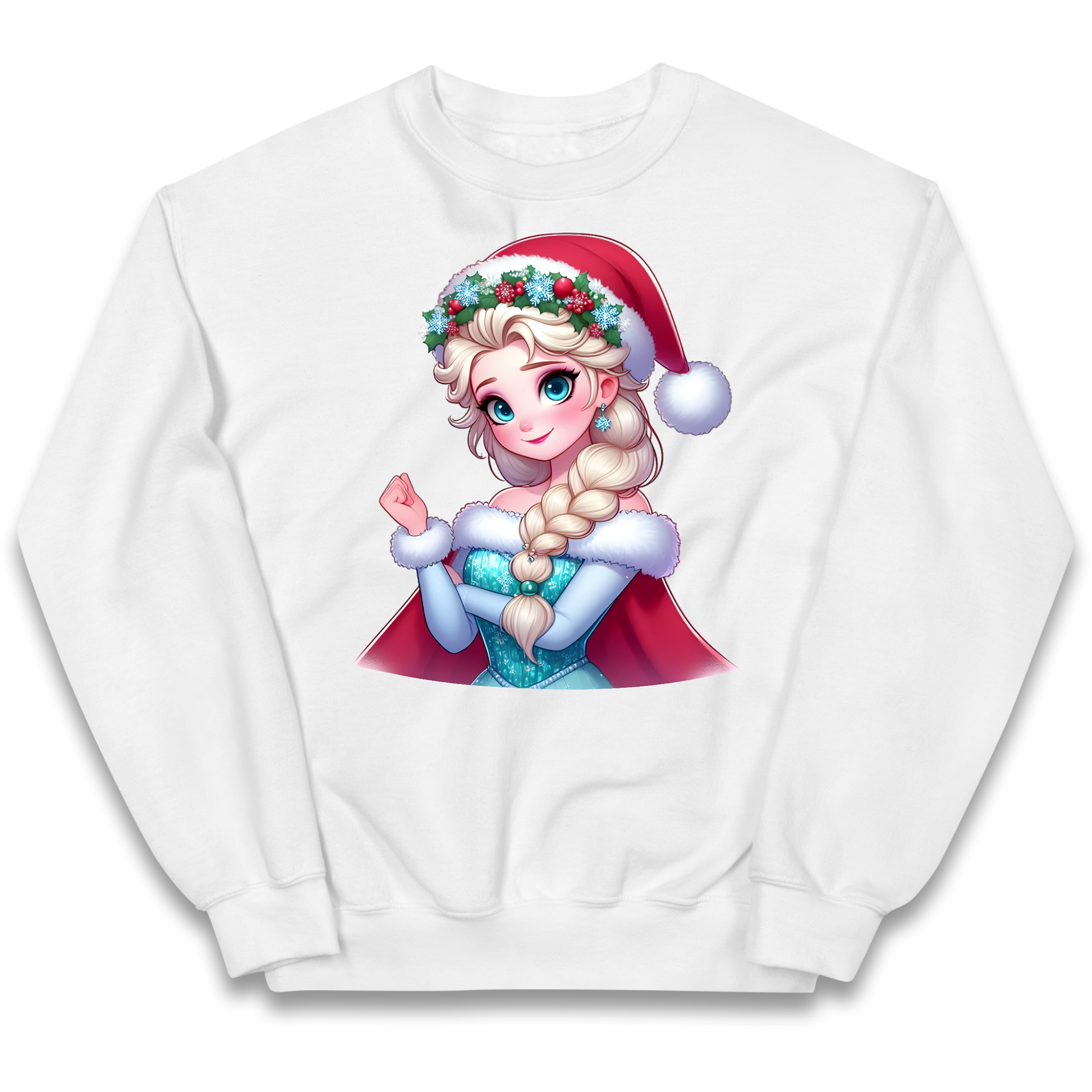 Elsa Frozen Santa kids sweatshirt