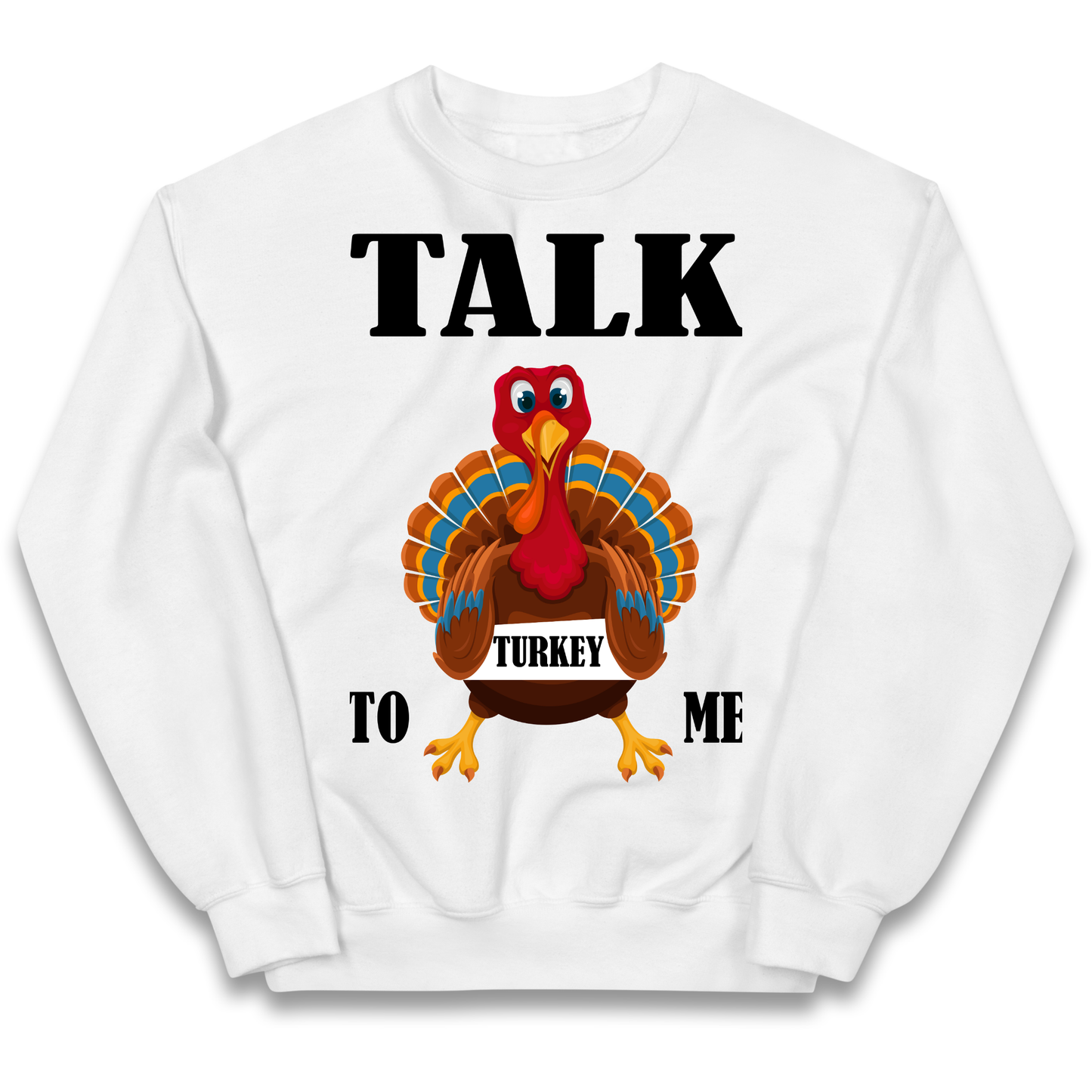 Talk Turkey To Me Christmas kids sweatshirt
