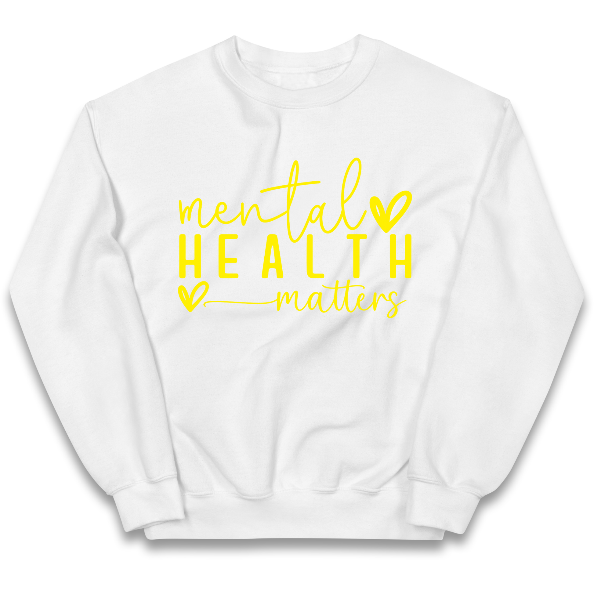 Yellow Mental Health kids sweatshirt