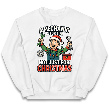 Mechanic Christmas Kids Jumper