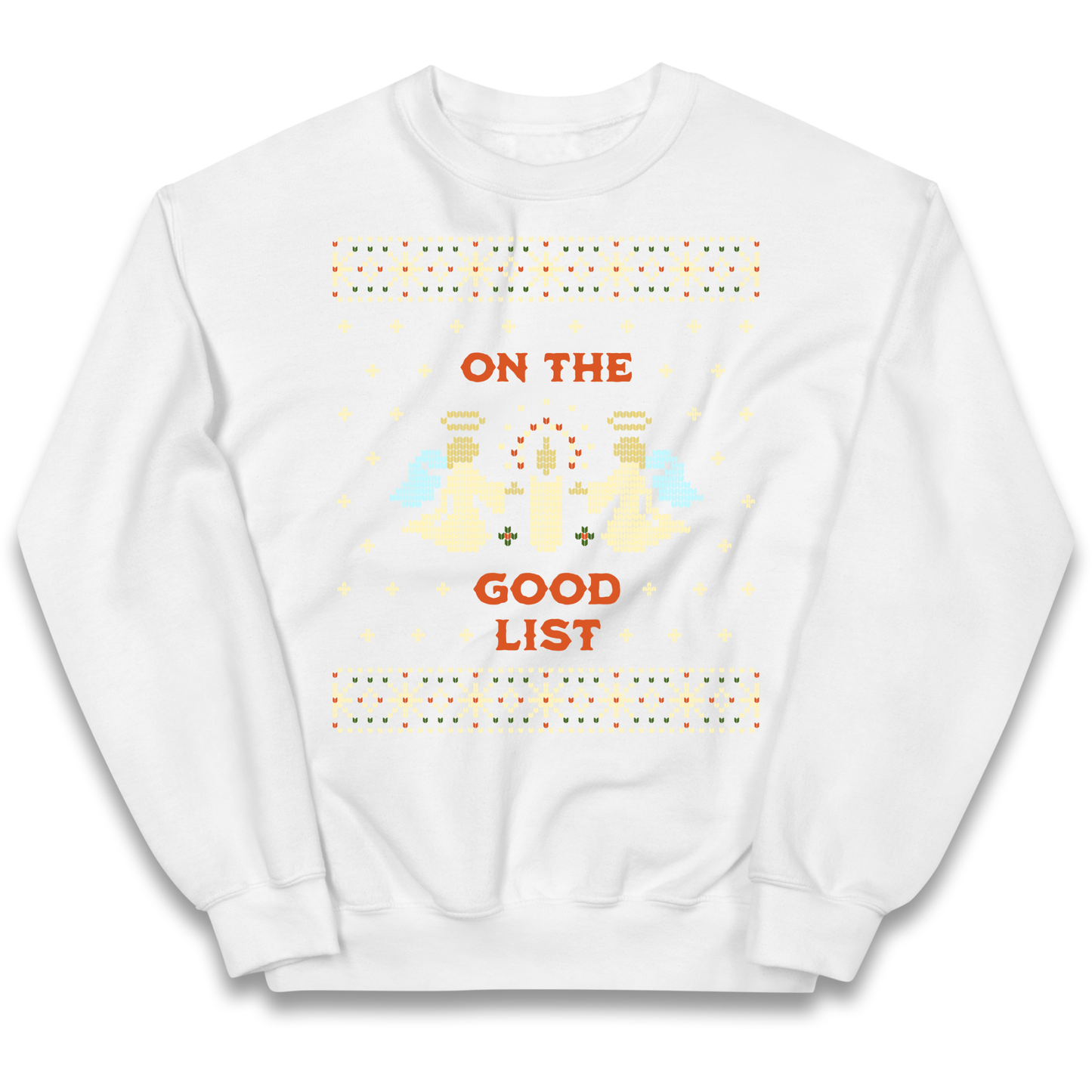 On The Good List Christmas kids sweatshirt