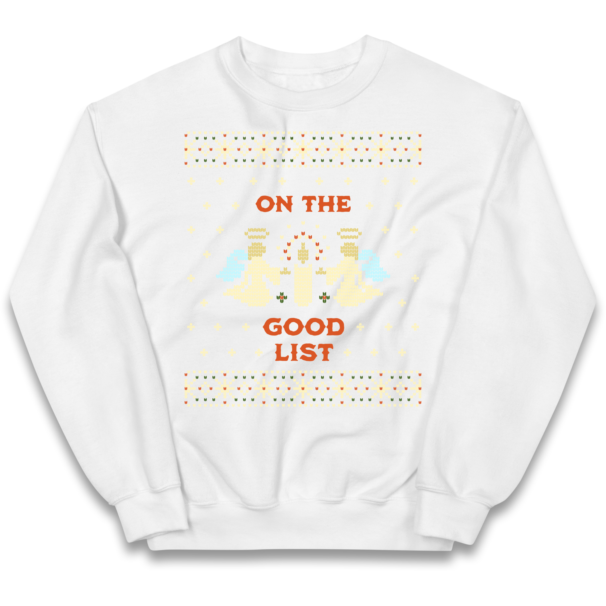 On The Good List Christmas kids sweatshirt