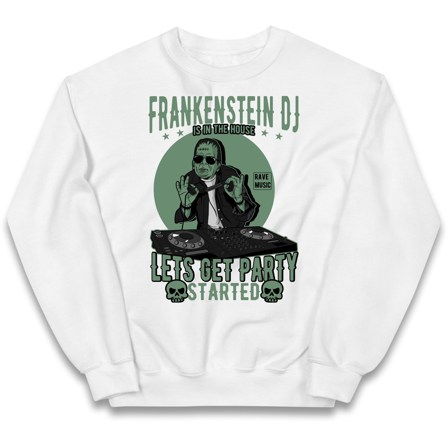 Frankenstein DJ kids sweatshirt
