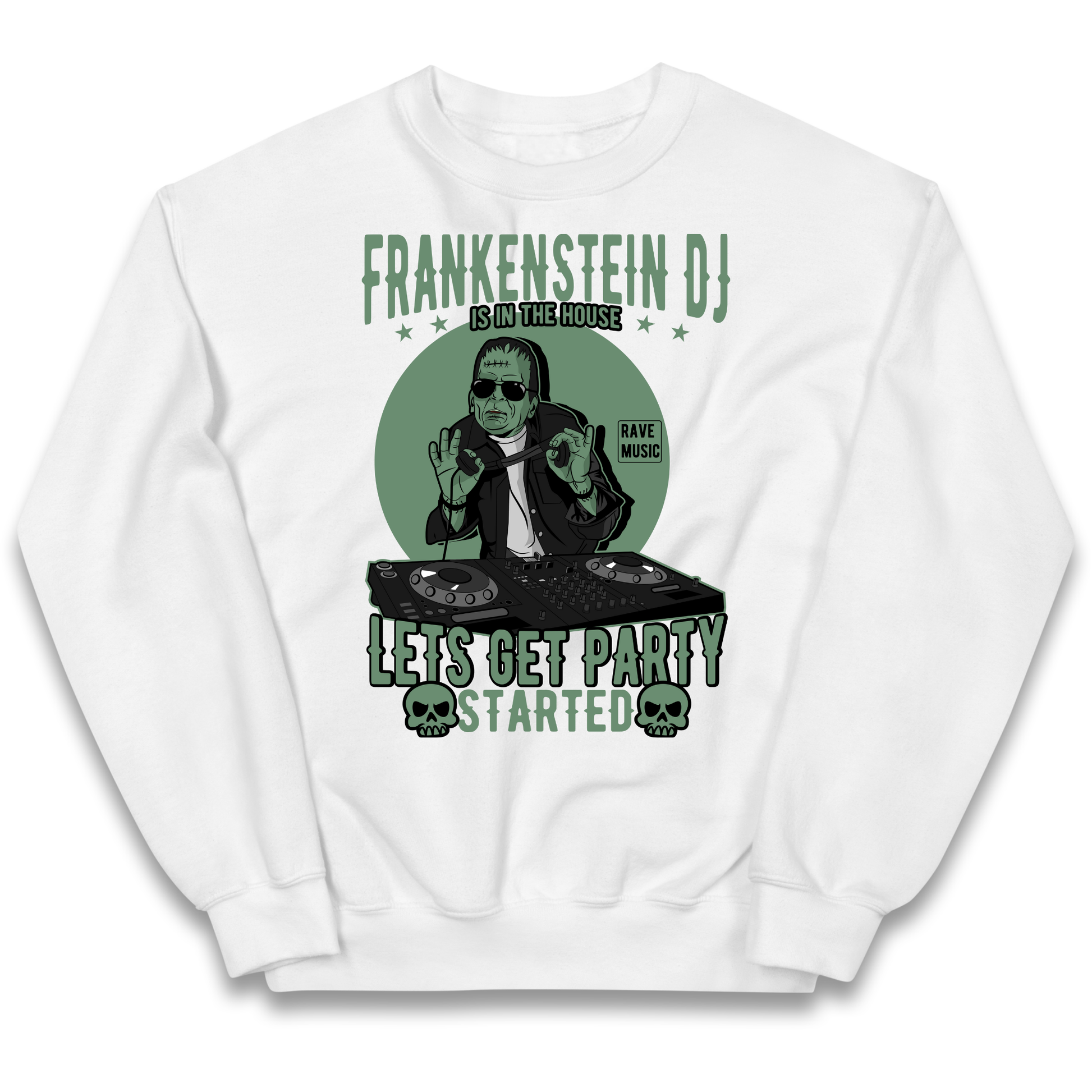 Frankenstein DJ kids sweatshirt