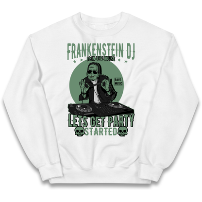 Frankenstein DJ kids sweatshirt