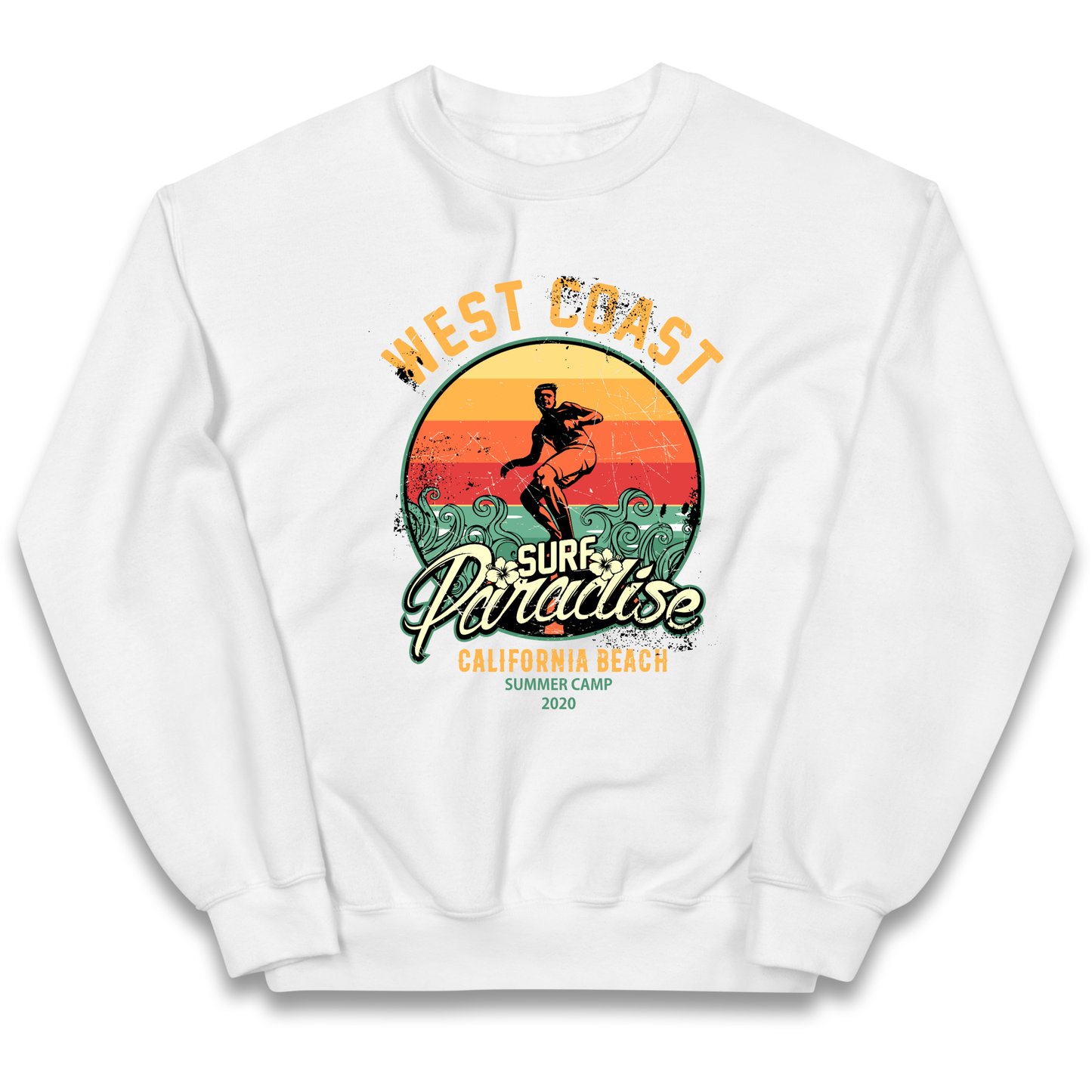 West Coast Surf Paradise kids sweatshirt