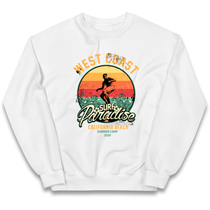 West Coast Surf Paradise kids sweatshirt