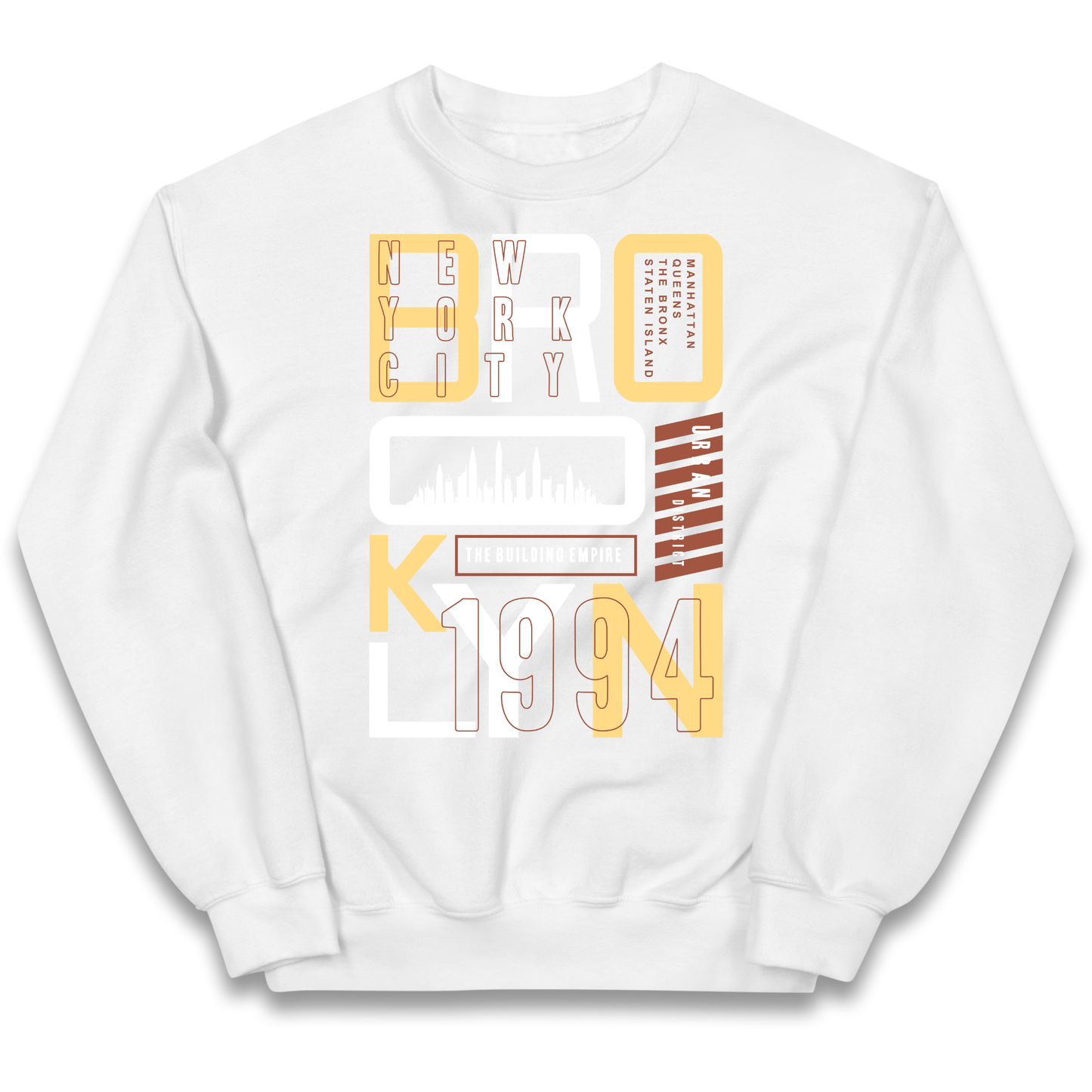 Brooklyn New York Urban District kids sweatshirt