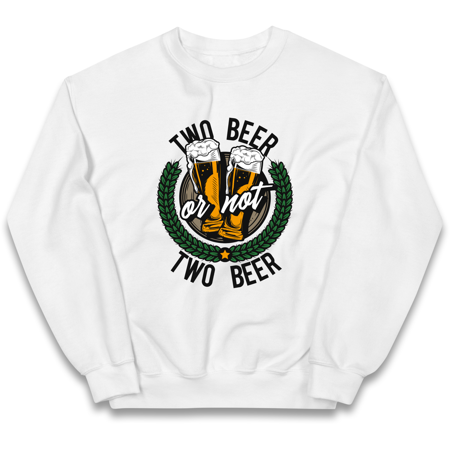 Two Beer or not Two Beer kids sweatshirt