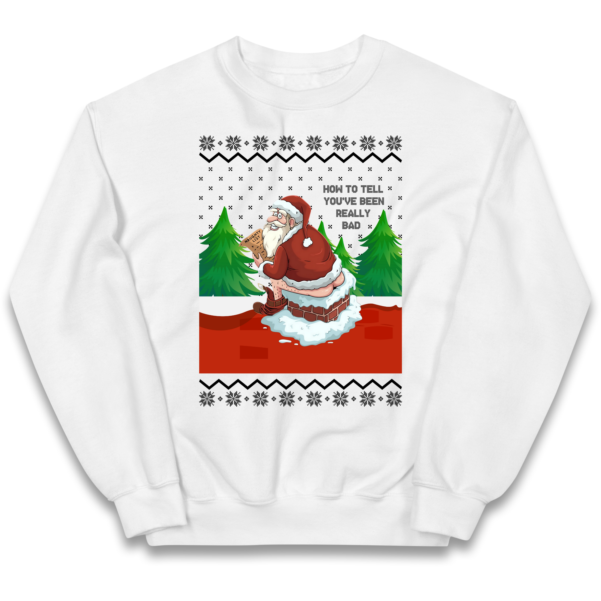 How To Tell That You've Been Really Bad kids sweatshirt