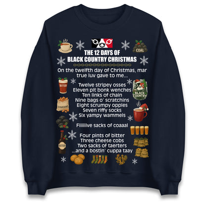 The 12 Days of Black Country Christmas Jumper