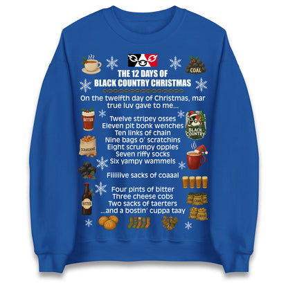 The 12 Days of Black Country Christmas Jumper