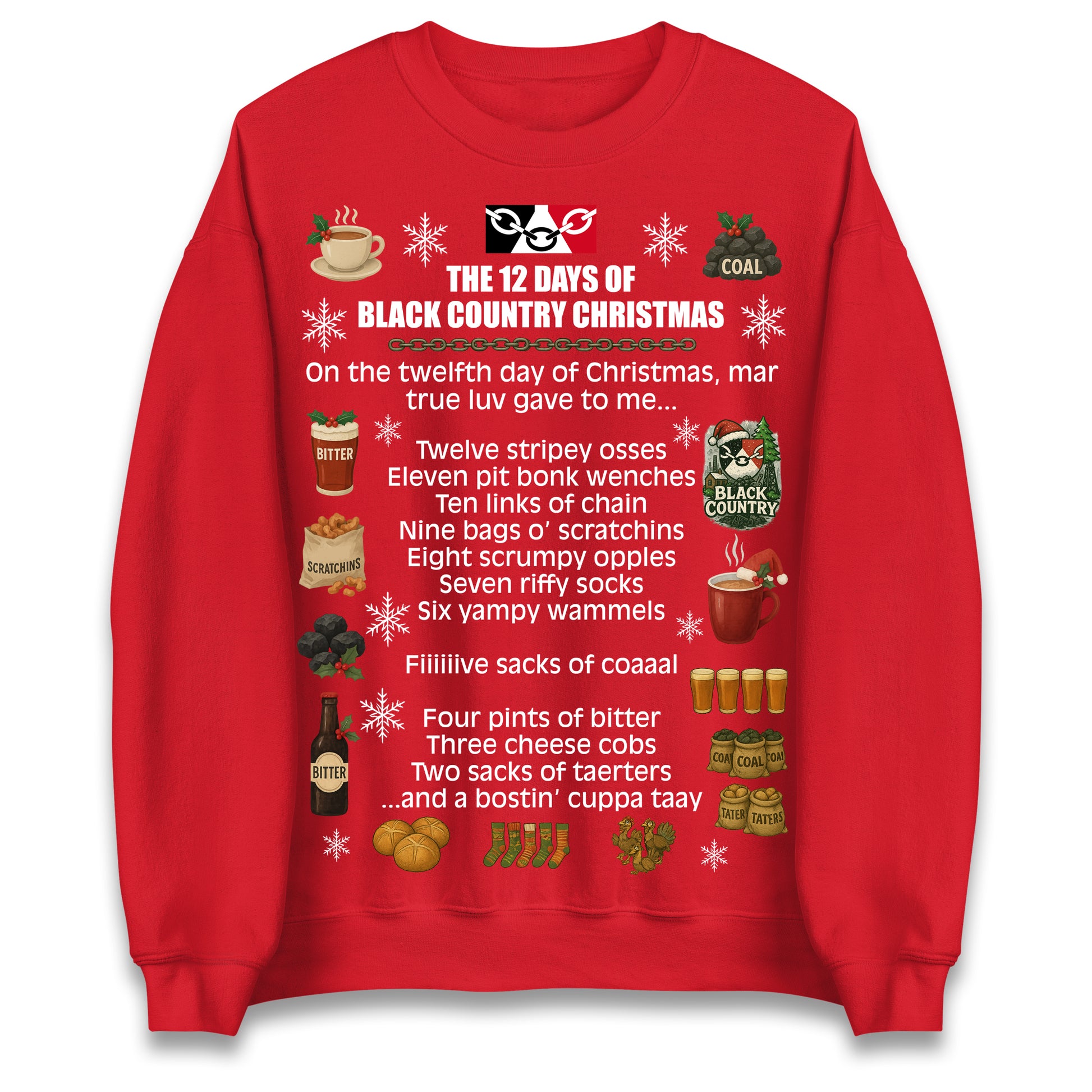 The 12 Days of Black Country Christmas Jumper