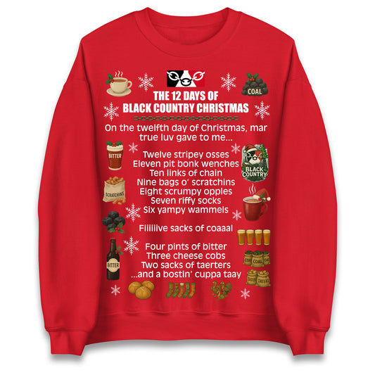 The 12 Days of Black Country Christmas Jumper
