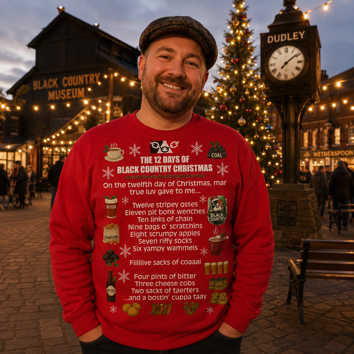 The 12 Days of Black Country Christmas Jumper
