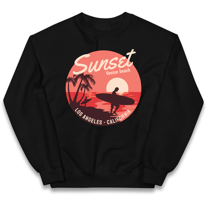 Sunset Venice Beach kids sweatshirt