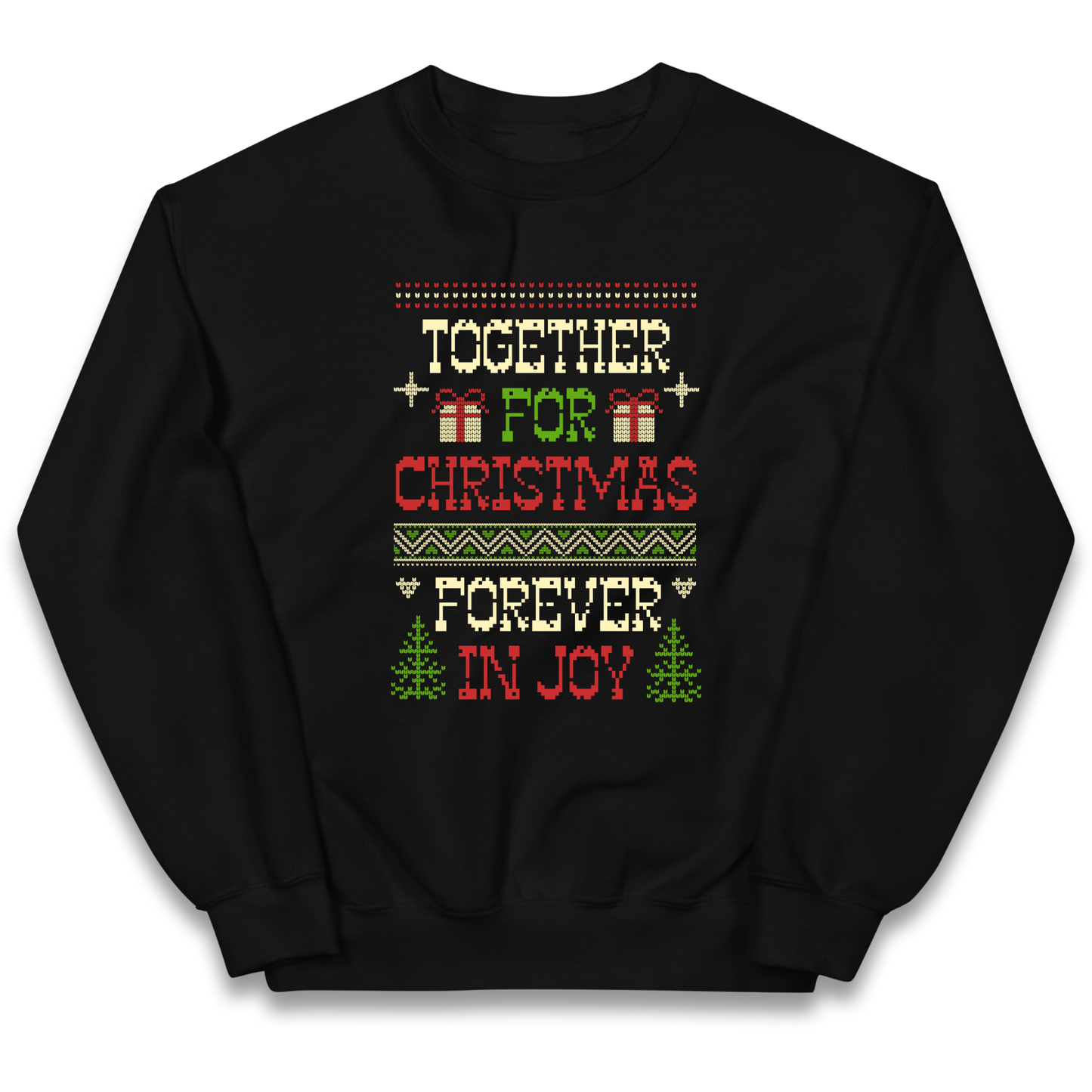 Together for Christmas Forever in Joy Christmas kids sweatshirt