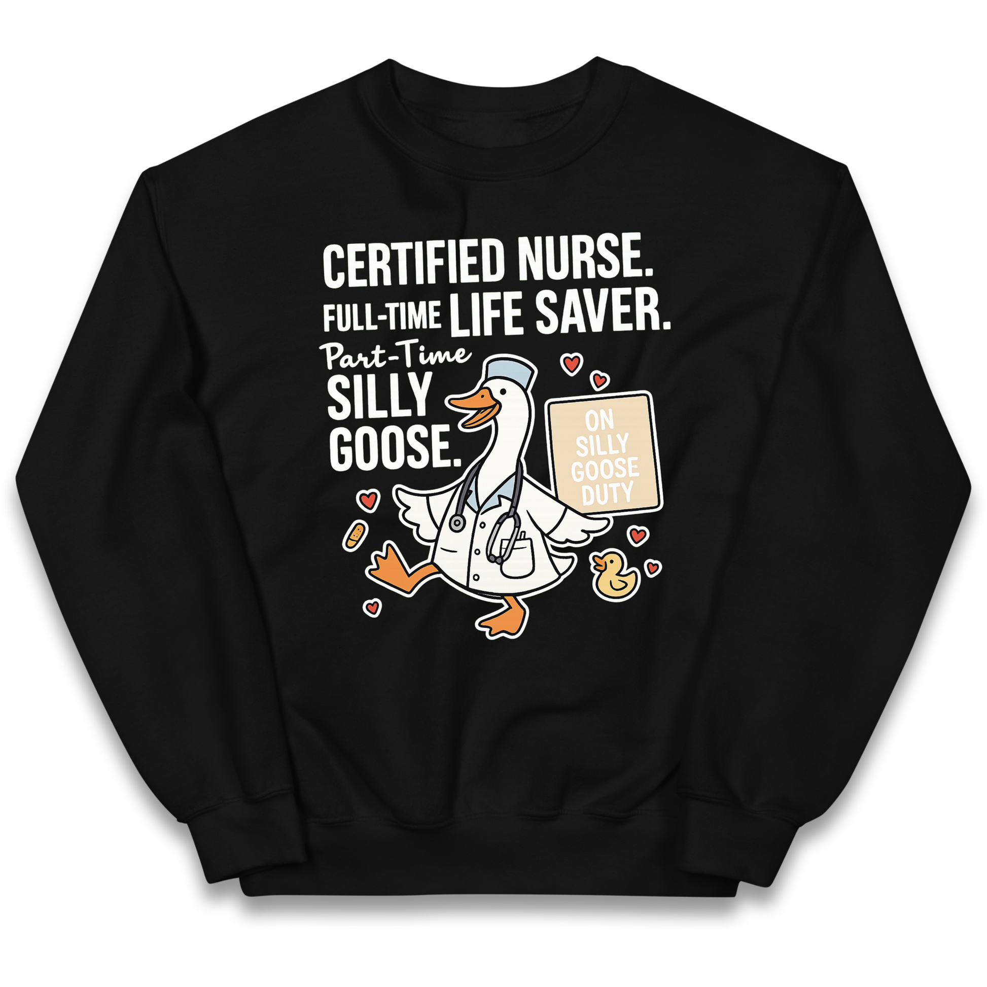 Full Time Nurse Part Time Silly Goose kids sweatshirt