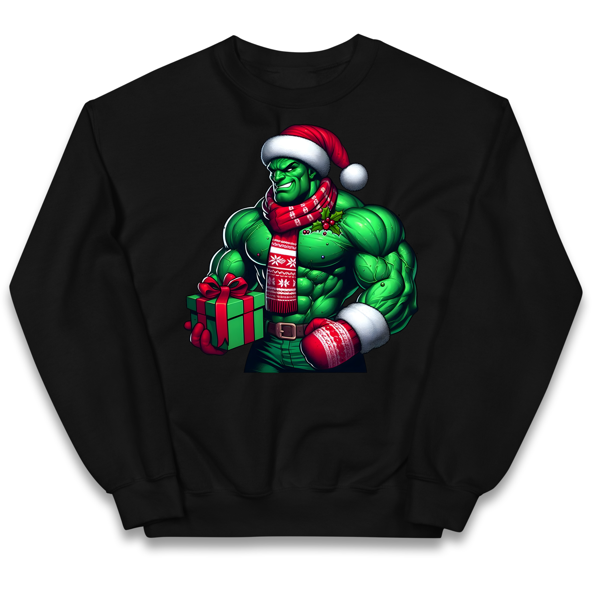 The Hulk Santa kids sweatshirt