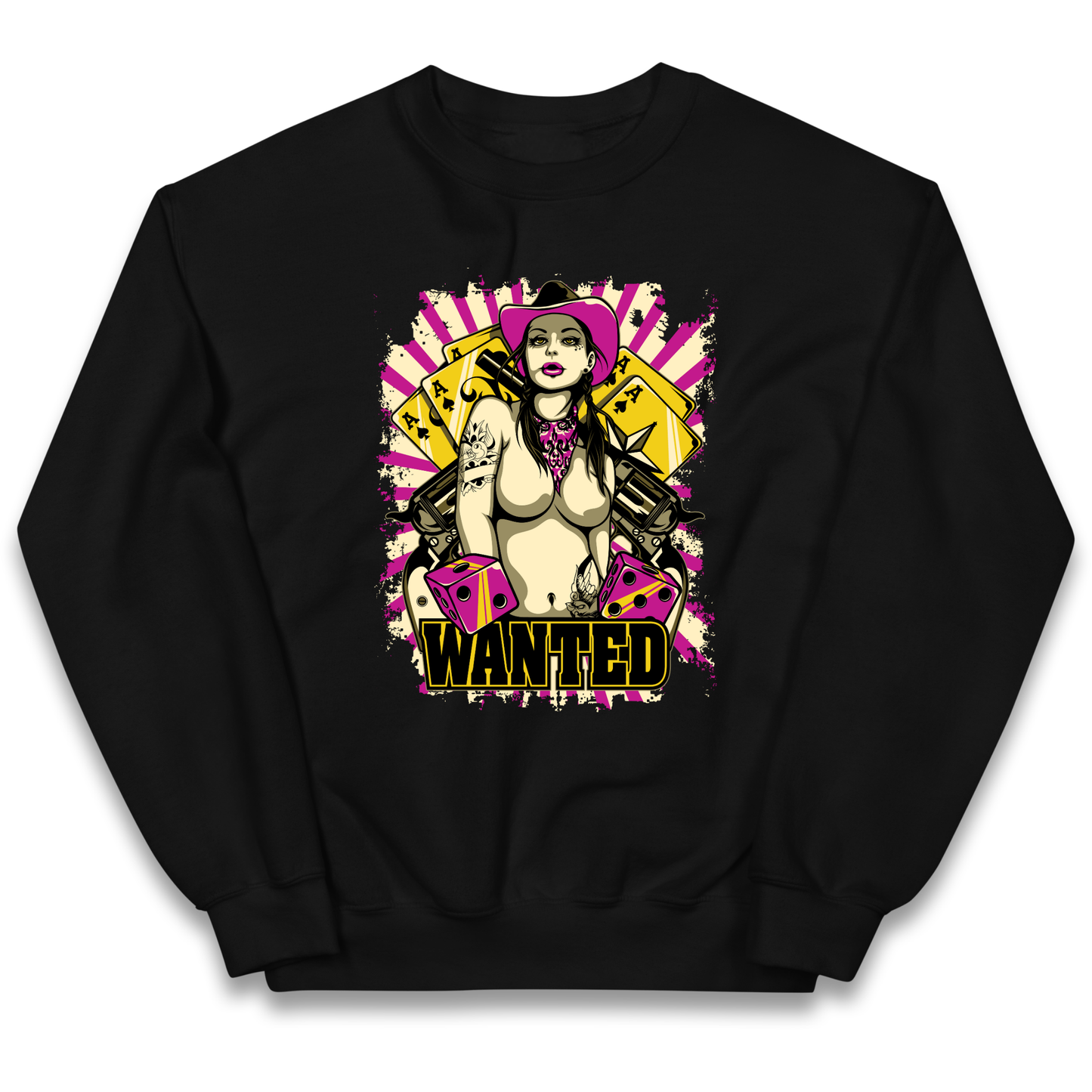 Wanted Ace Of Spades kids sweatshirt