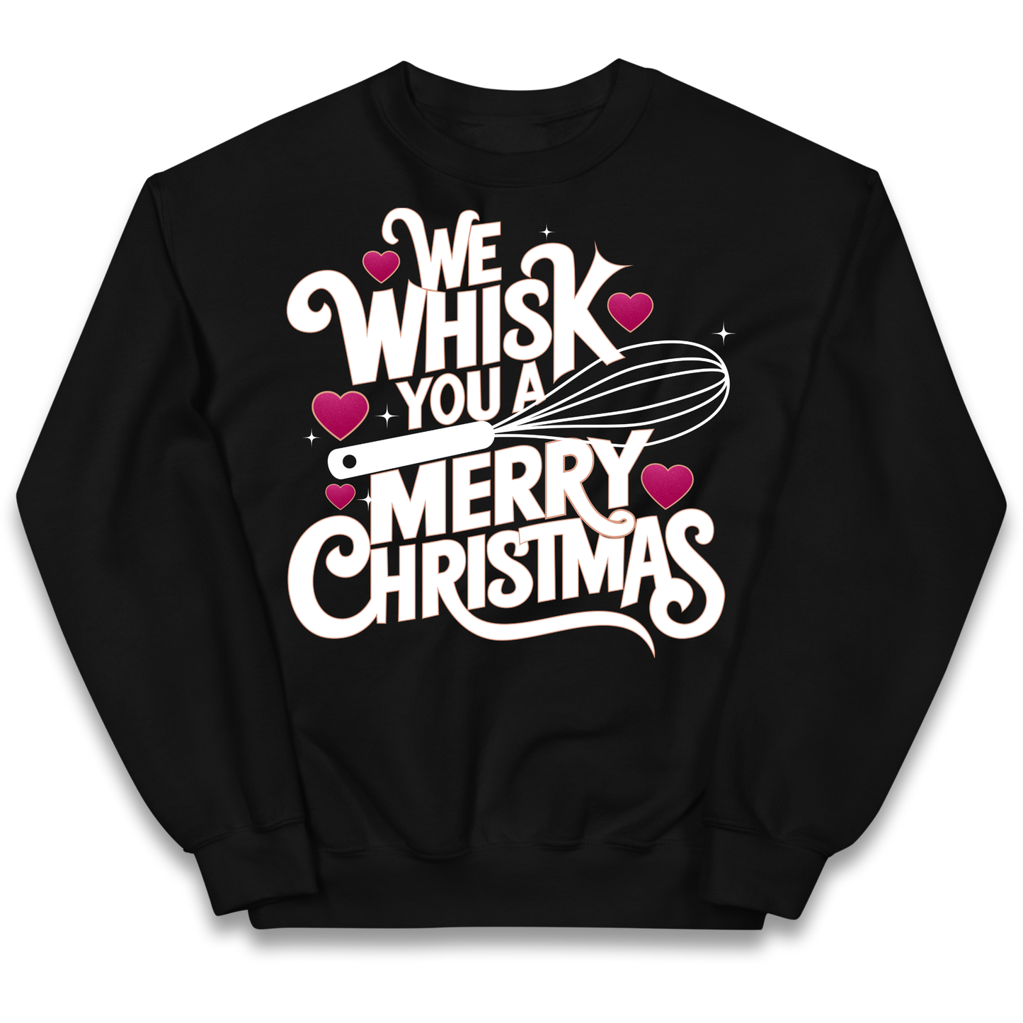 We Whisk You a Merry Christmas kids sweatshirt