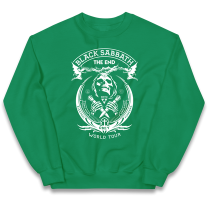 Black Sabbath The End World Tour Kids Jumper