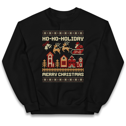 Have Yourself a HO HO HOLIDAY Christmas kids sweatshirt