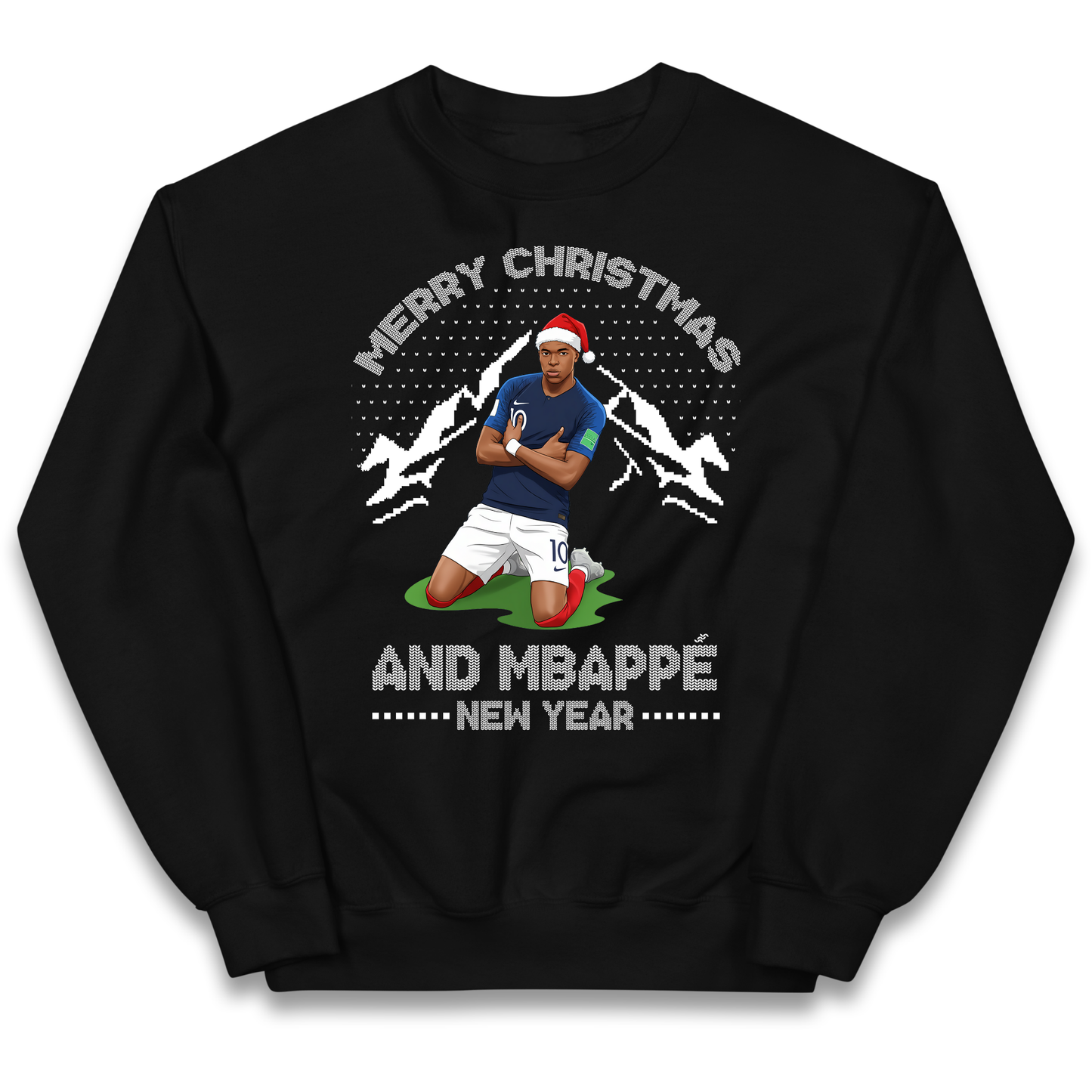 Mbappe Christmas Kids Sweatshirt