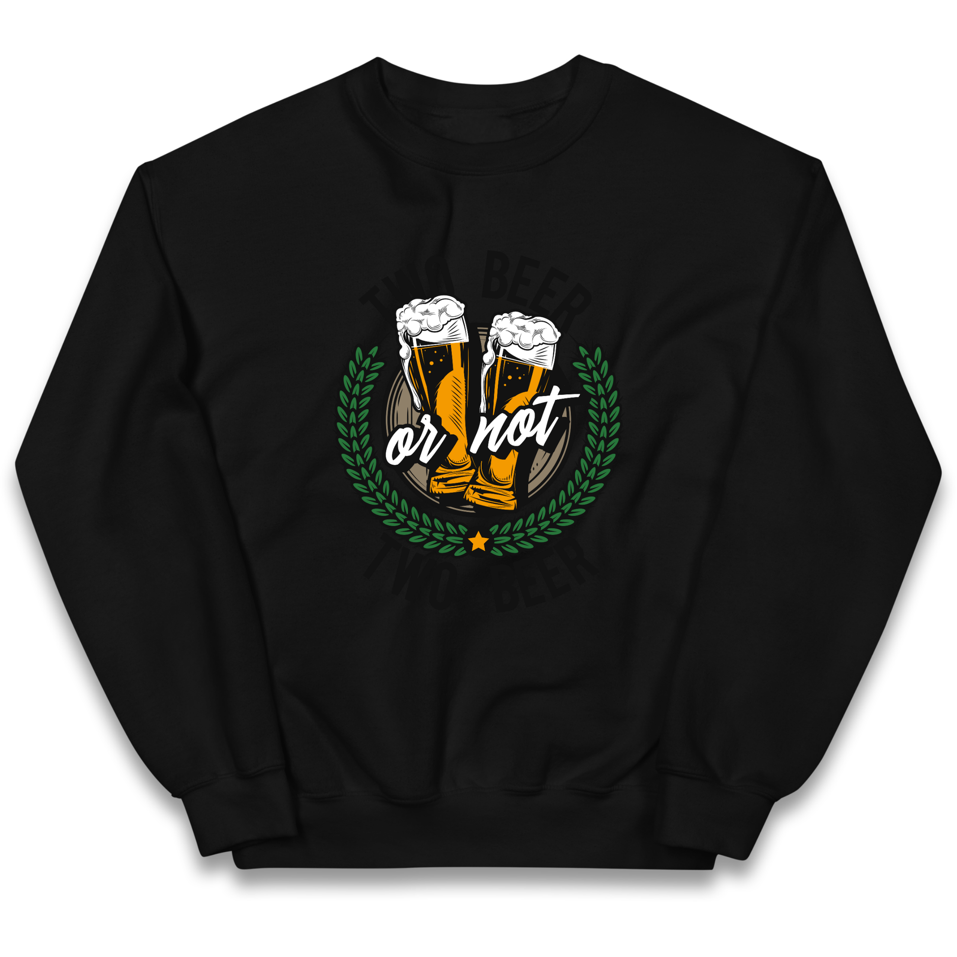 Two Beer or not Two Beer kids sweatshirt