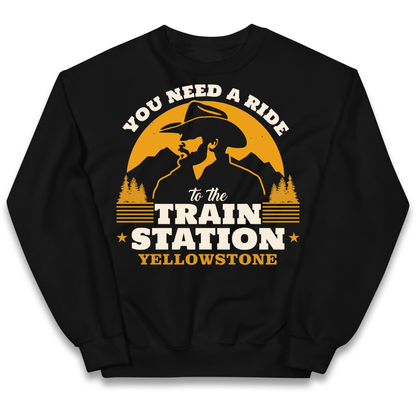You Need A Ride To The Train Station kids sweatshirt