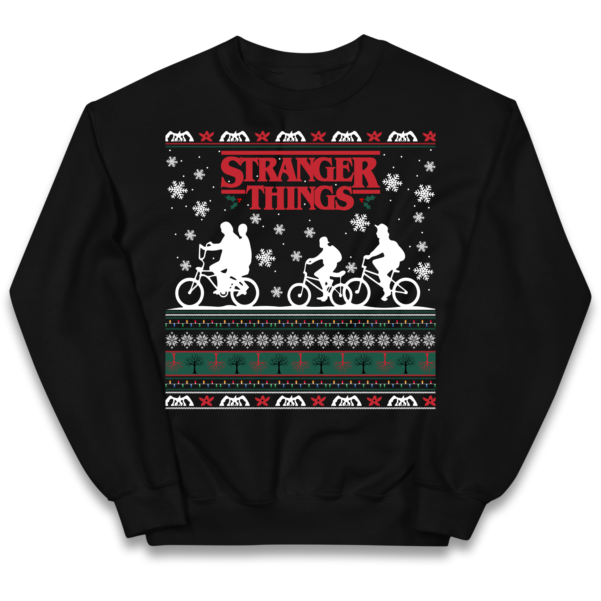 Stranger Things Christmas kids sweatshirt