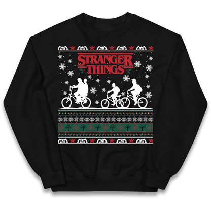 Stranger Things Christmas kids sweatshirt
