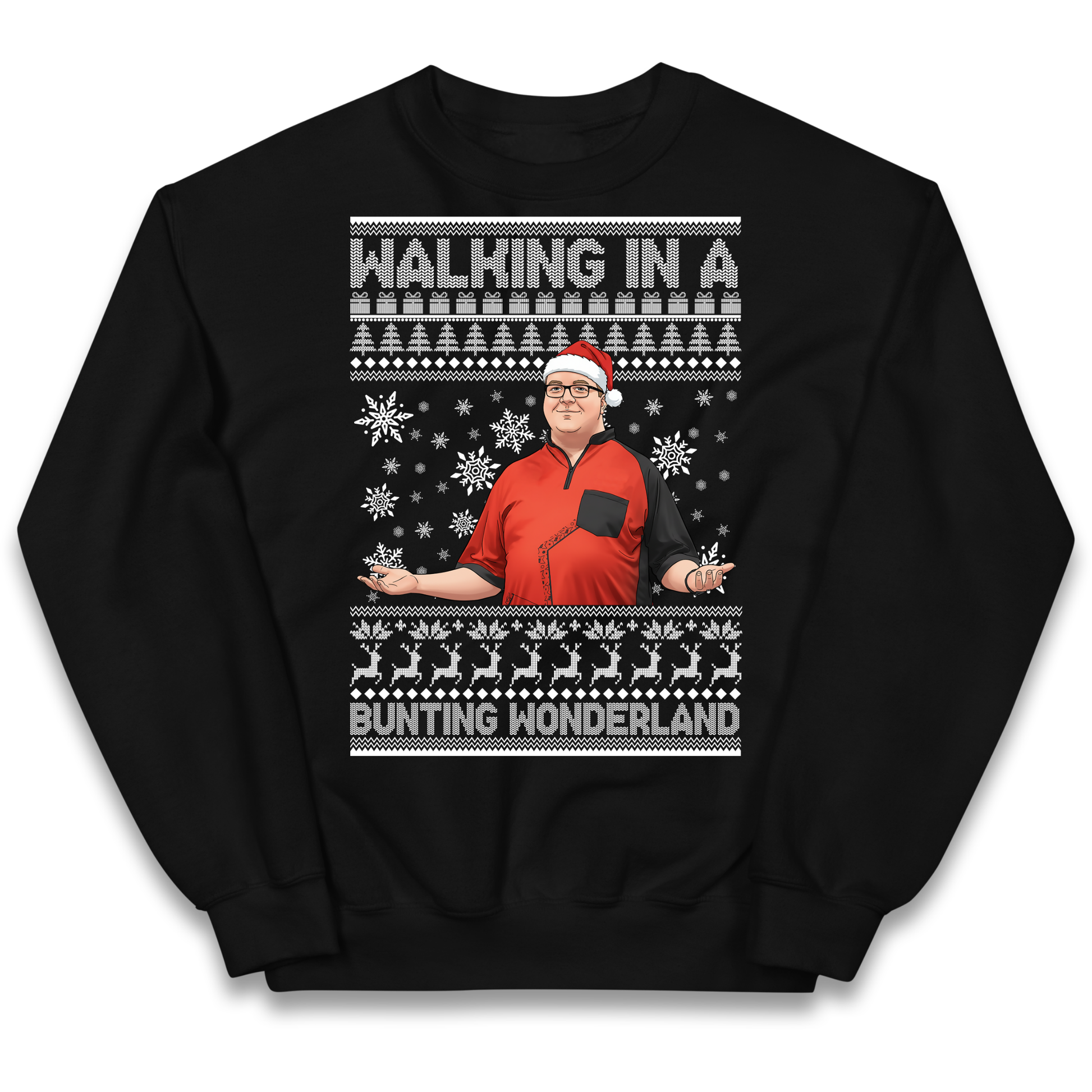 Bunting Wonderland Kids Sweatshirt