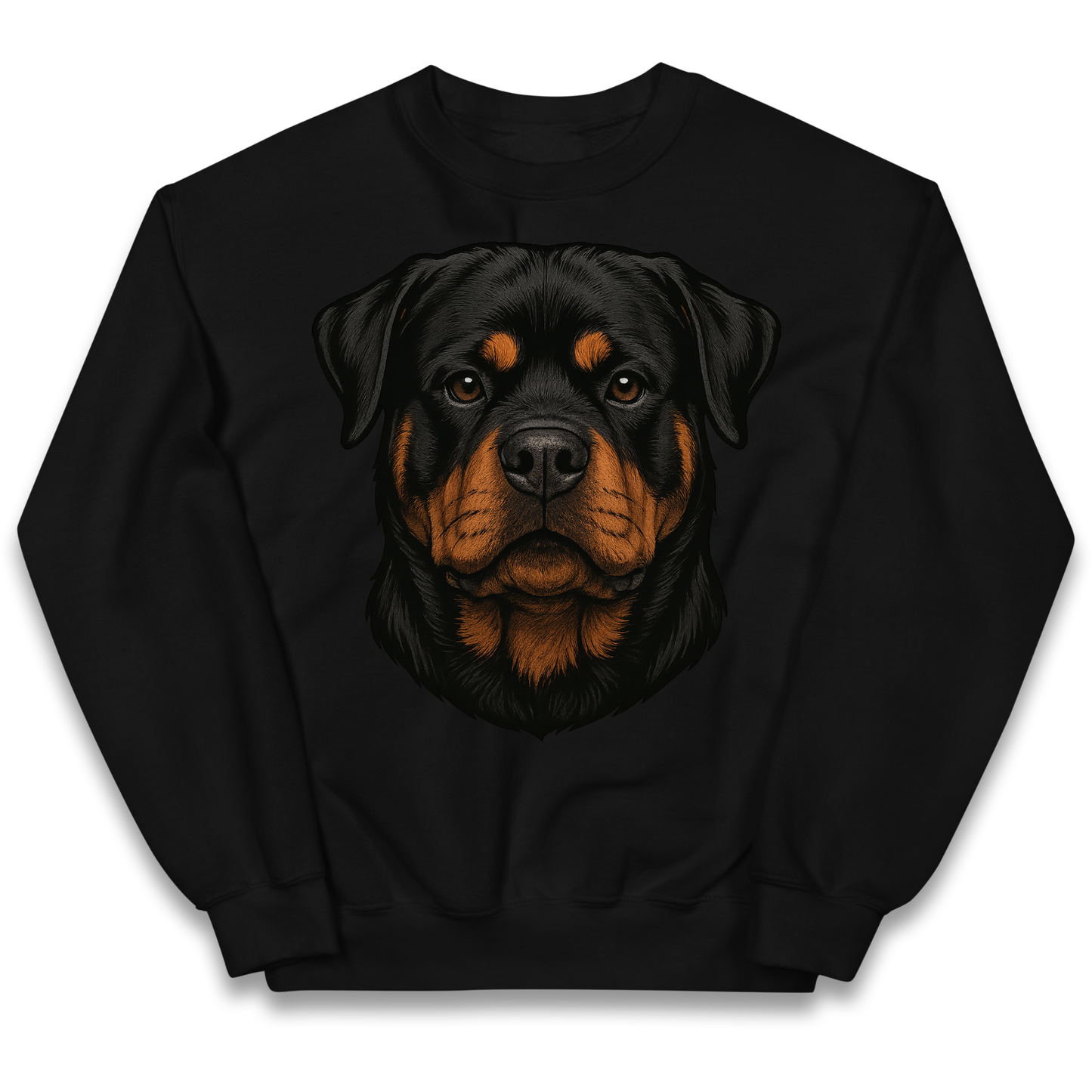 Rottweiler Face kids sweatshirt