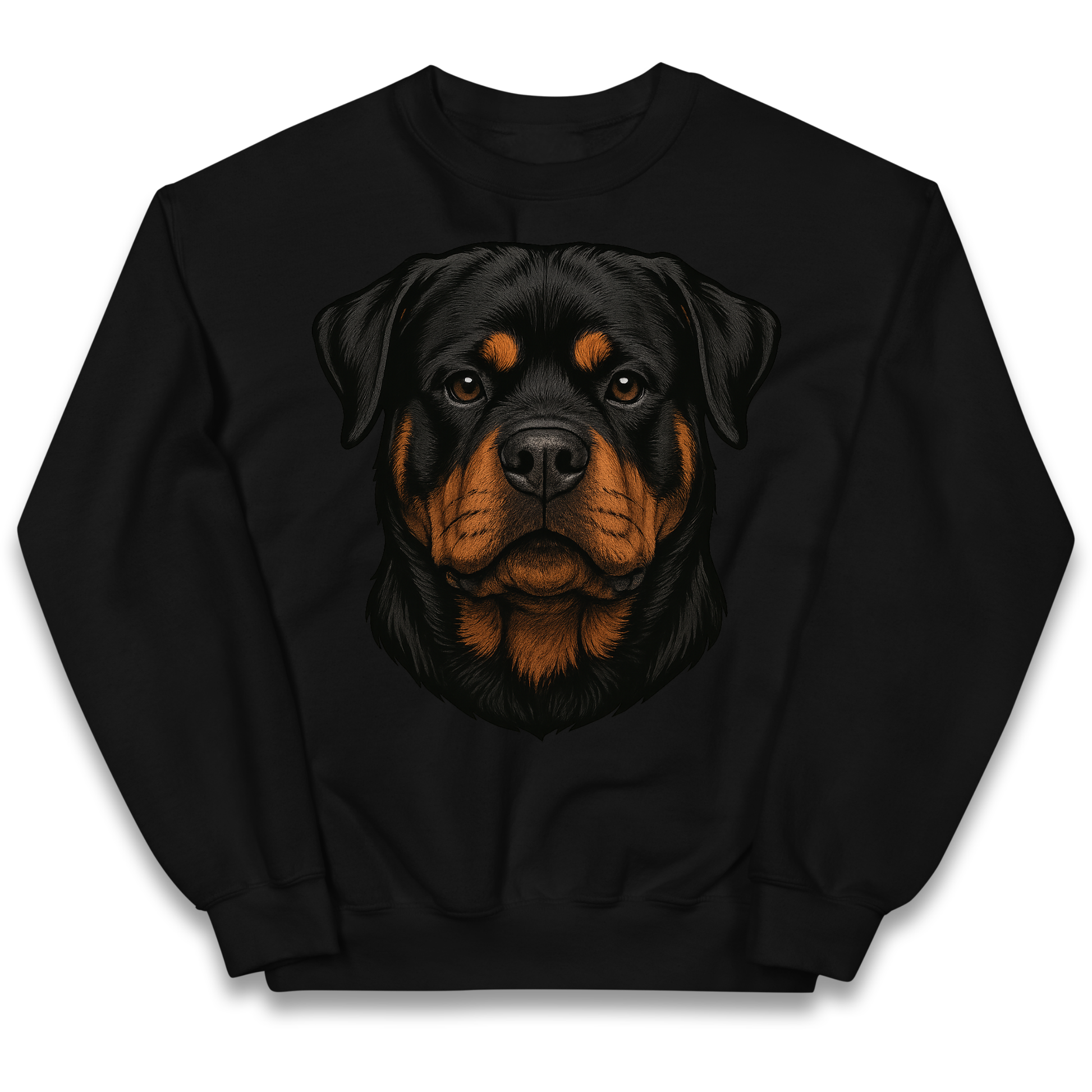 Rottweiler Face kids sweatshirt