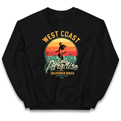 West Coast Surf Paradise kids sweatshirt