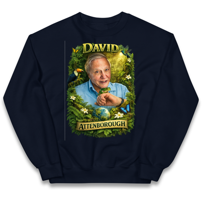 David Attenborough Kids Sweatshirt