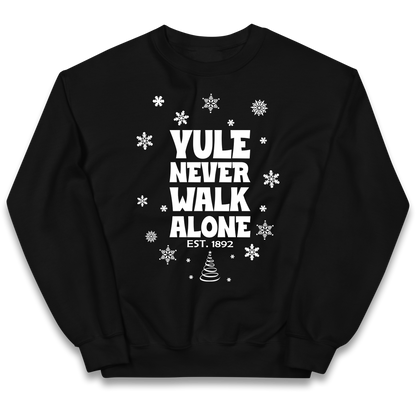 Yule Never Walk Alone Liverpool Christmas kids sweatshirt