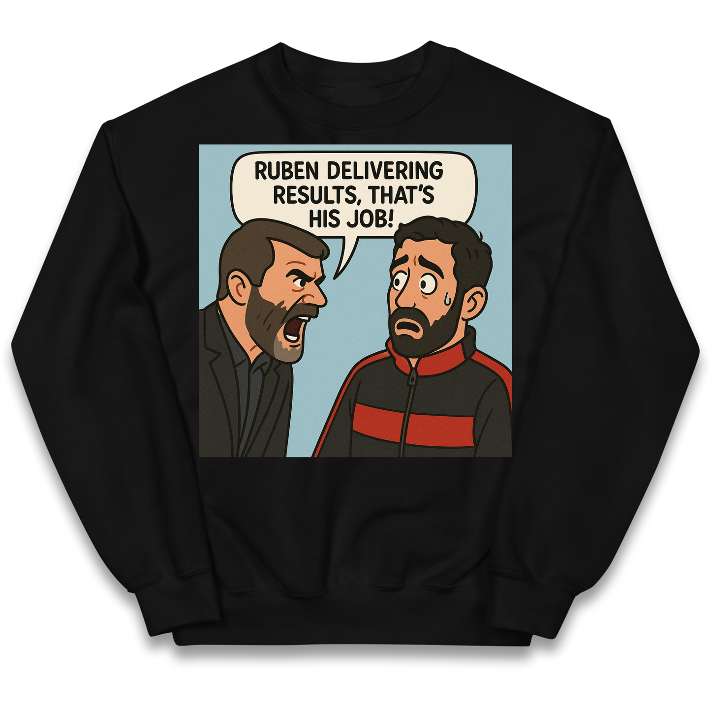 Ruben Delivering Results That's His Job kids sweatshirt