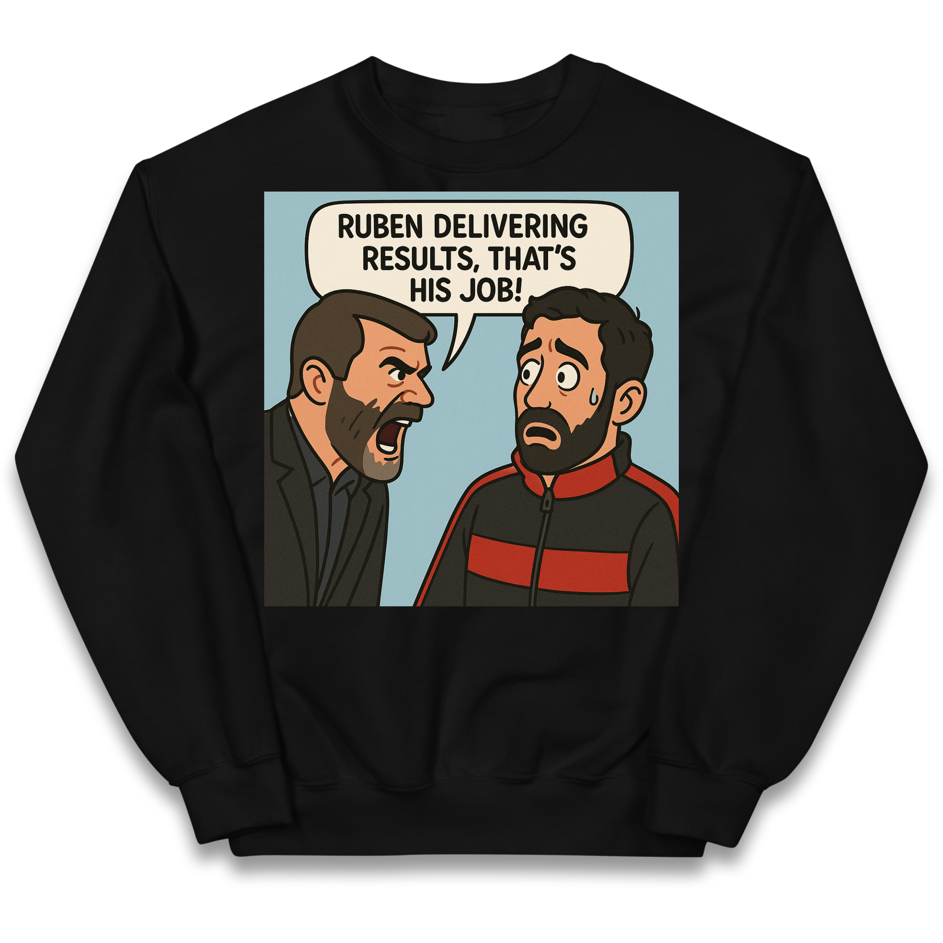 Ruben Delivering Results That's His Job kids sweatshirt