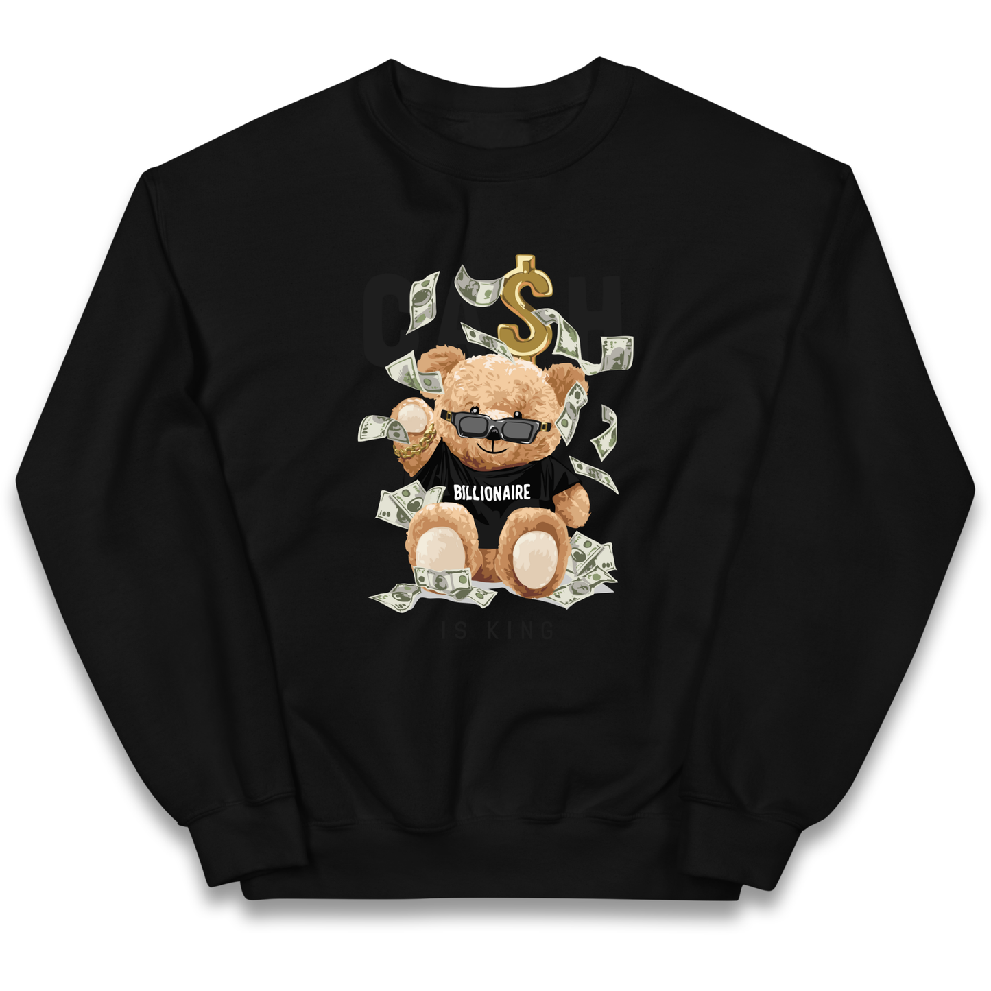 Teddy Bear Billionaire Streetwear kids sweatshirt