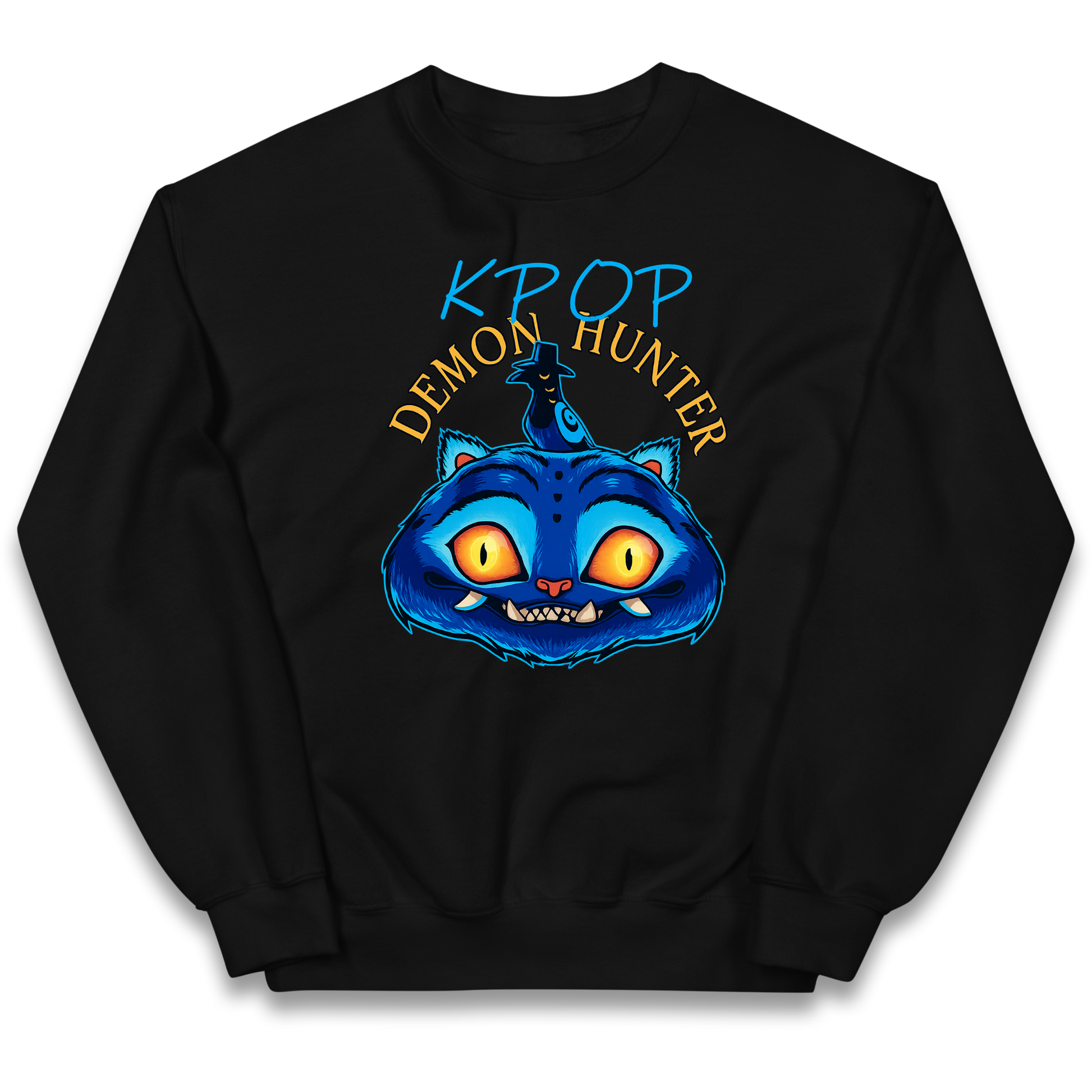 Kpop Demon Hunter Derpy Tiger kids sweatshirt