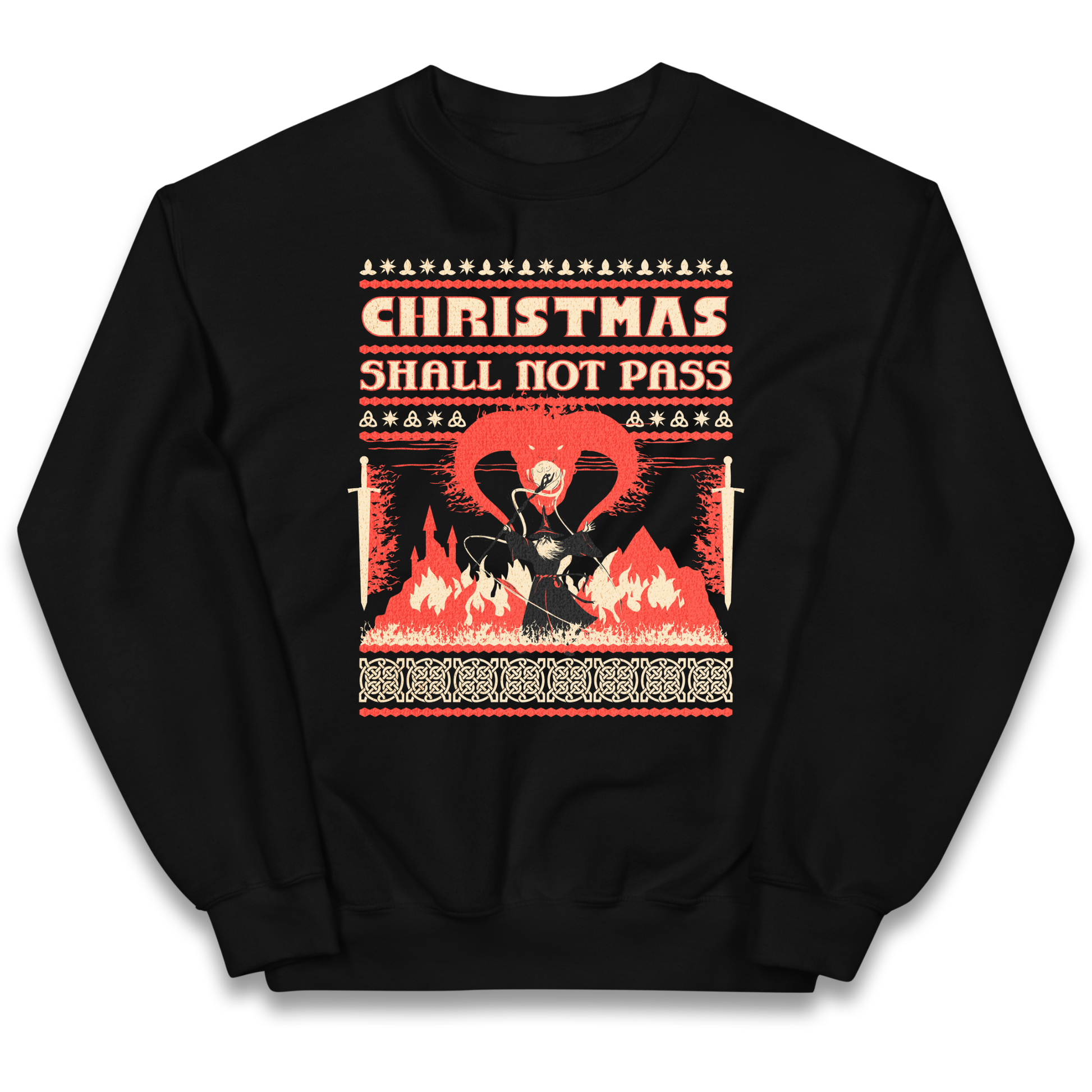 Christmas Shall Not Pass kids sweatshirt