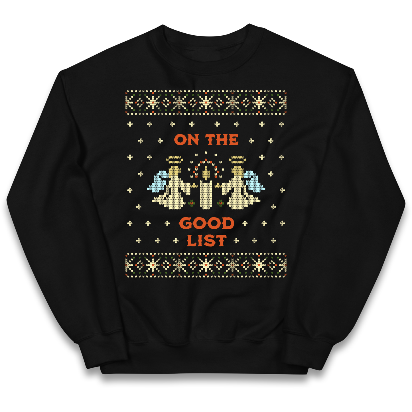 On The Good List Christmas kids sweatshirt