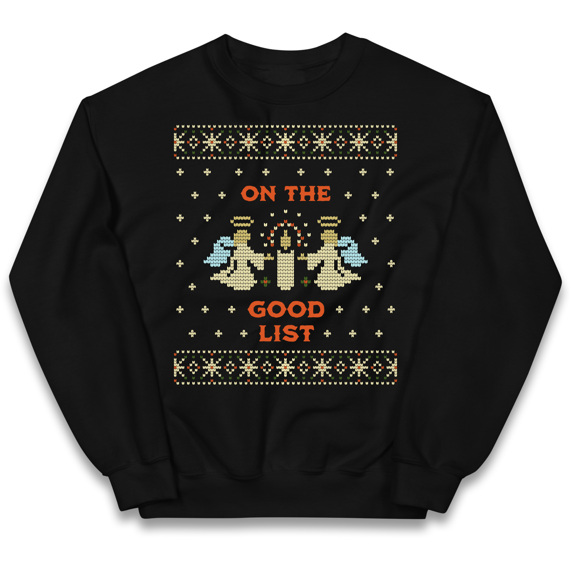 On The Good List Christmas kids sweatshirt